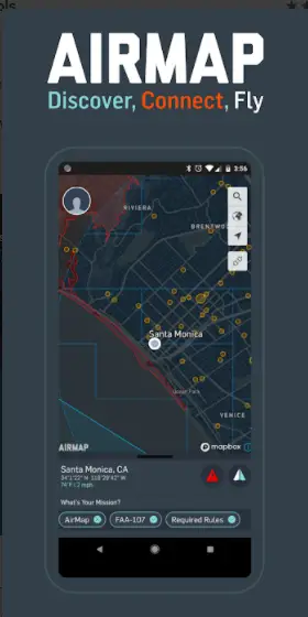 AirMap drone detection app