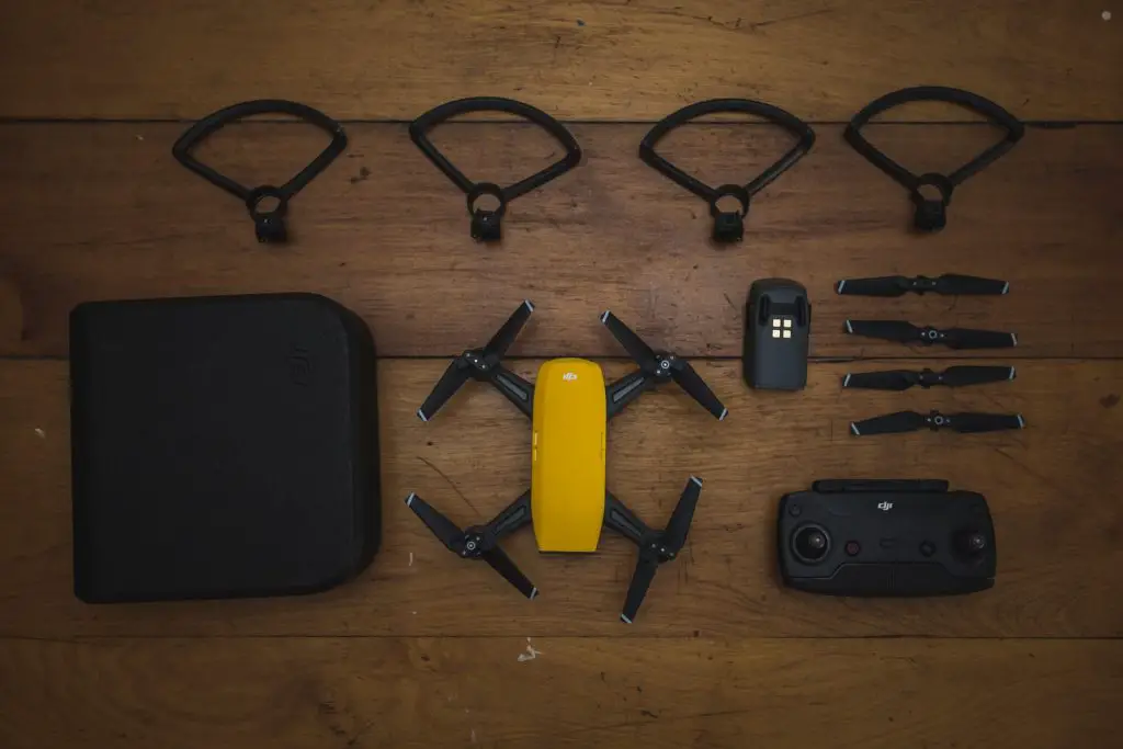DJI drone and parts