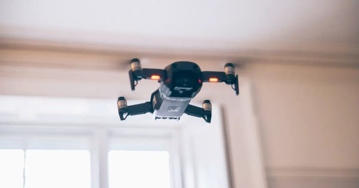 Drone flying indoors